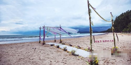 海島婚禮策劃 藍(lán)天大海見(jiàn)證完美愛(ài)情  第1張