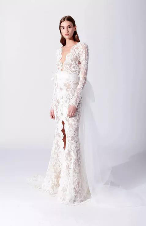 美到令人窒息的婚紗禮服新品，看一次想結(jié)一次婚??！  第11張