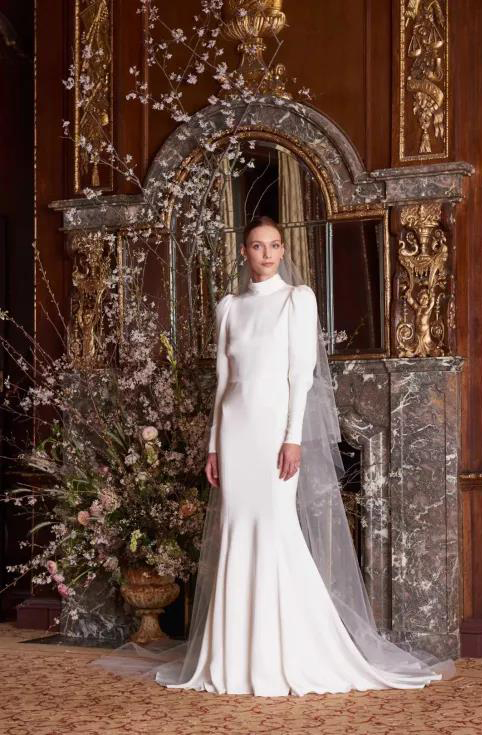 美到令人窒息的婚紗禮服新品，看一次想結(jié)一次婚??！  第15張