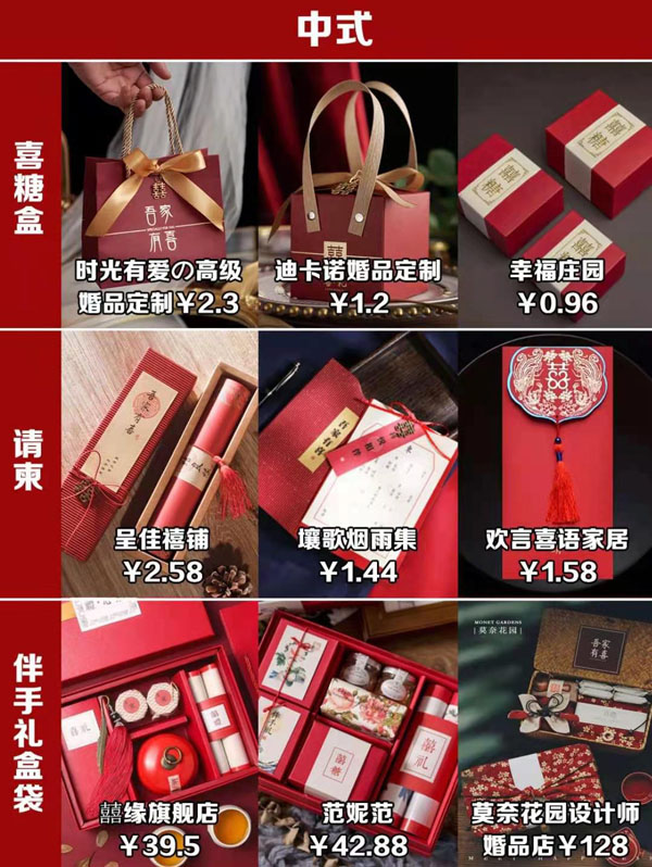  8種喜糖盒請柬伴手禮搭配方案，照著買就行  第7張