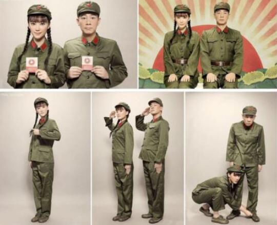 軍裝婚紗照怎么拍好看？軍人結婚照圖片大全   第1張